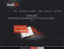 Tablet Screenshot of duplijet.com